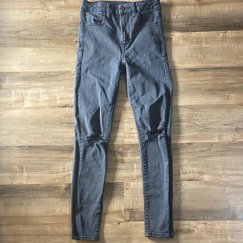 American Eagle Outfitters Black Stretch Skinny Jeans